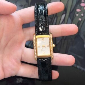 Camrose and Kross JBK Ladies Tank Gold Plated Elegant Vintage 90's Wrist Watch